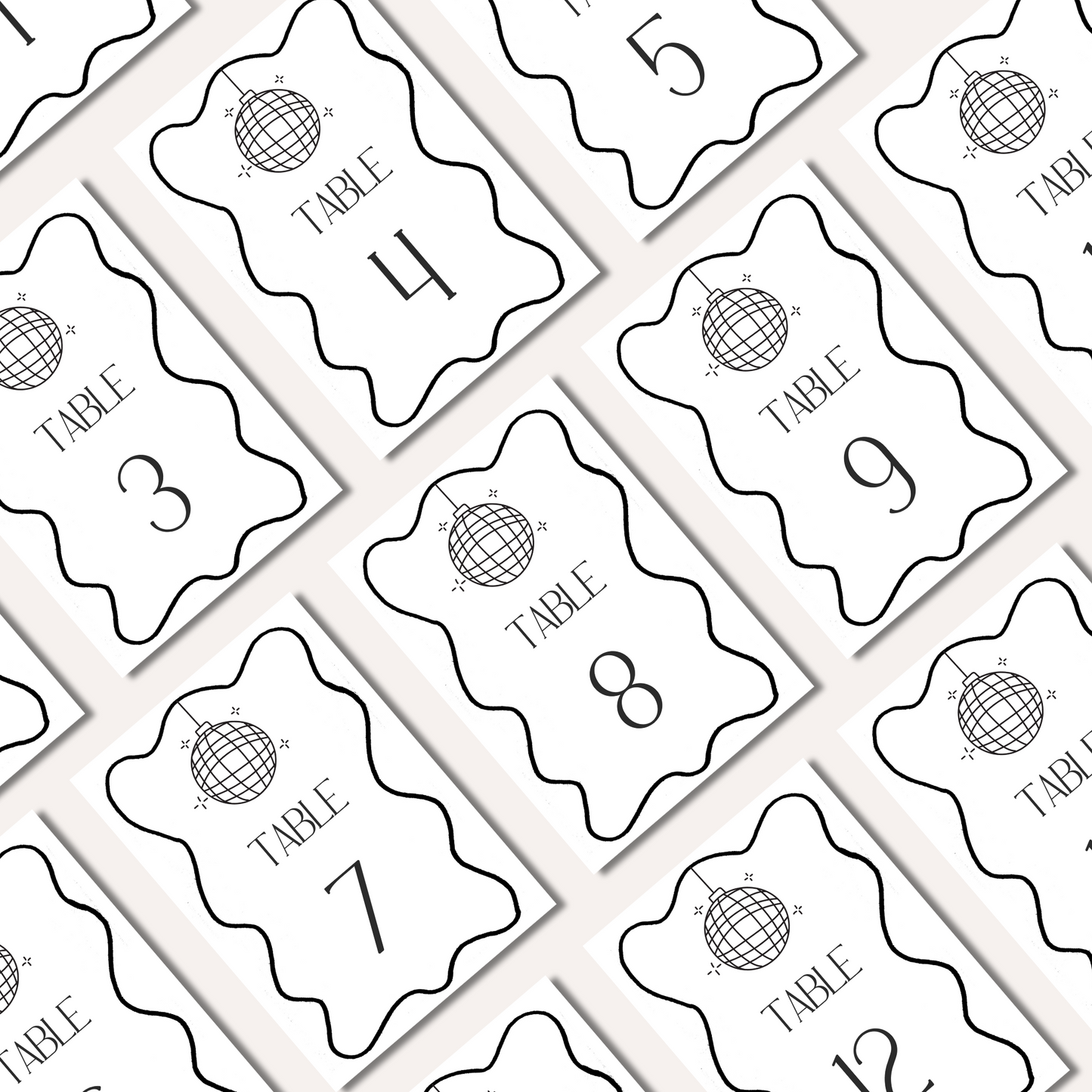 Table Numbers- Effie