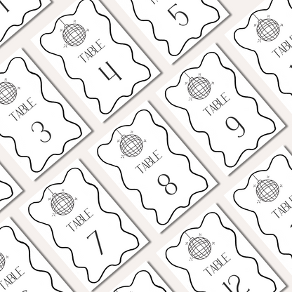Table Numbers- Effie