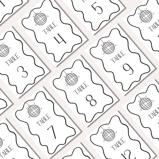 Table Numbers- Effie