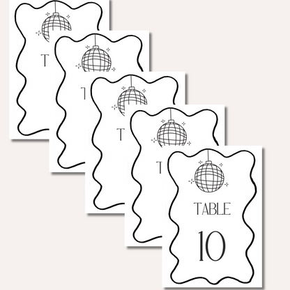 Table Numbers- Effie
