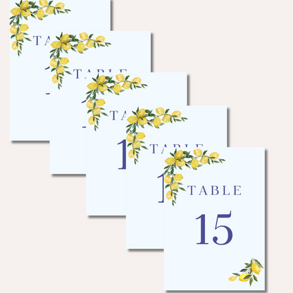 Table Numbers- Molly