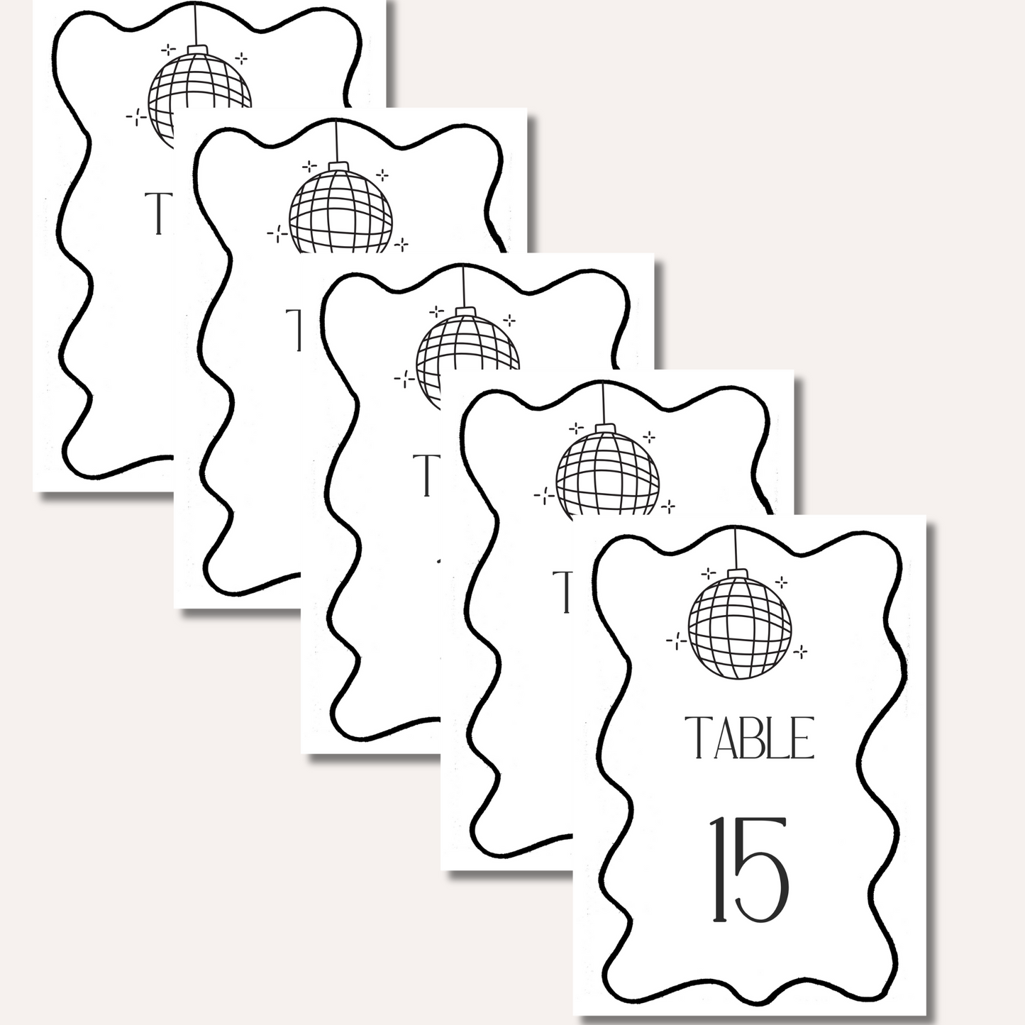 Table Numbers- Effie