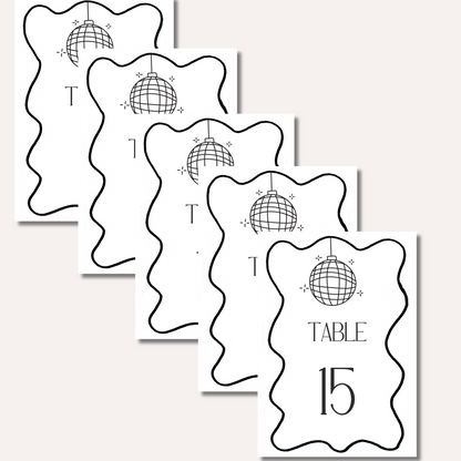 Table Numbers- Effie