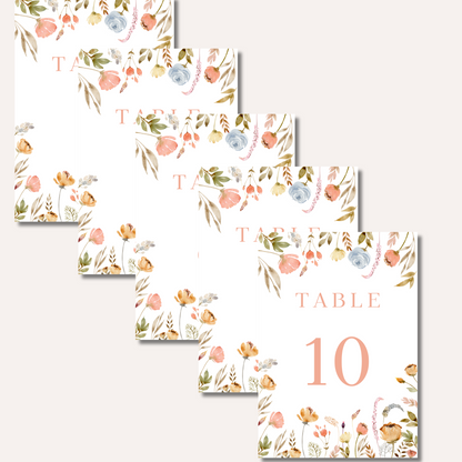 Table Numbers- Lottie