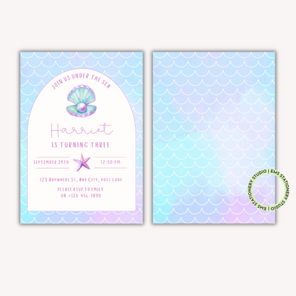 Pearl Party Invitation