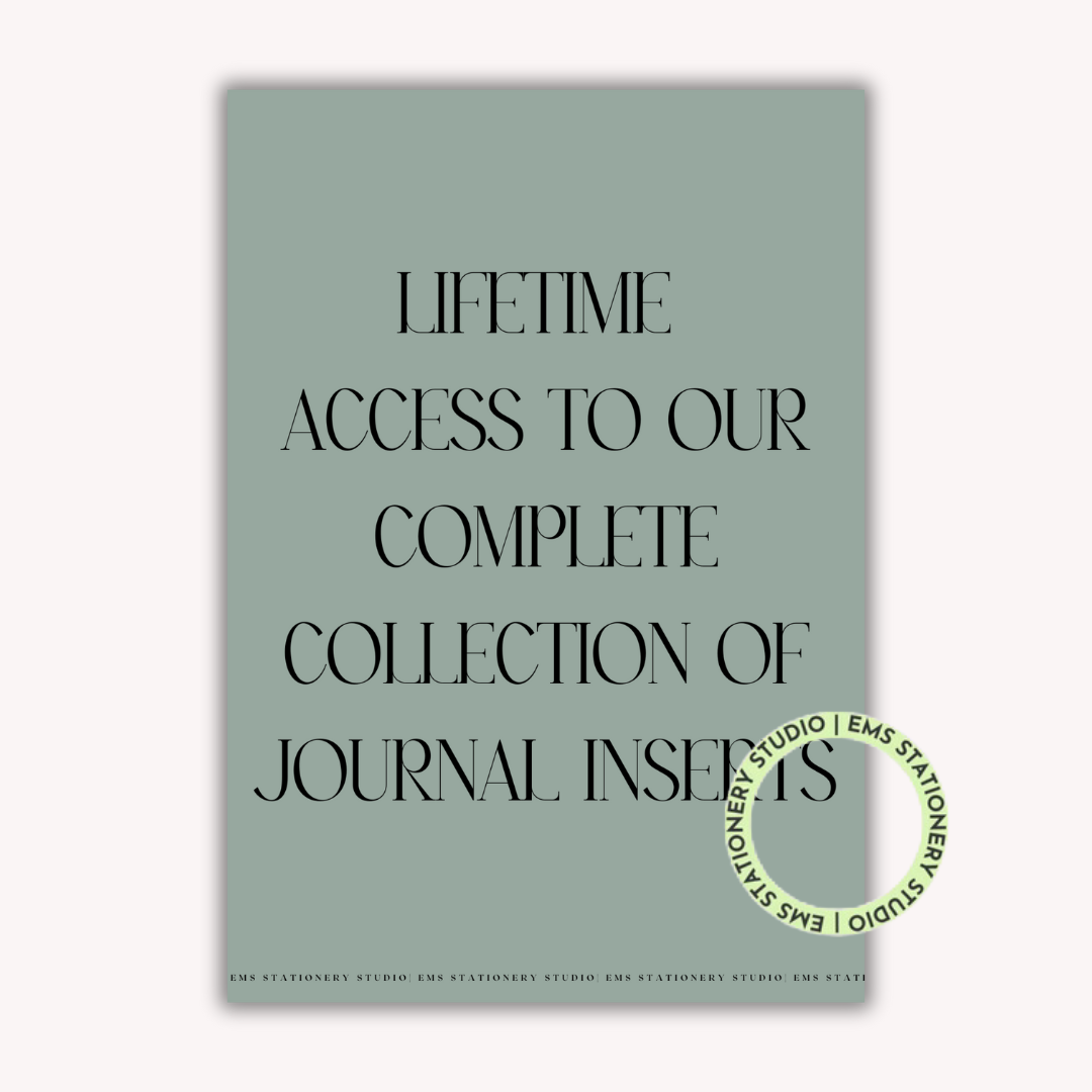 Complete Collection of Journal Inserts **Digital Download**