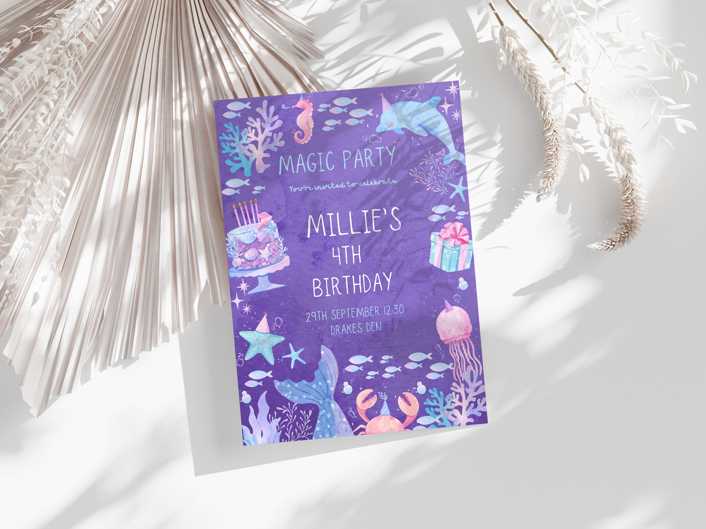 Under The Sea Party Invitation